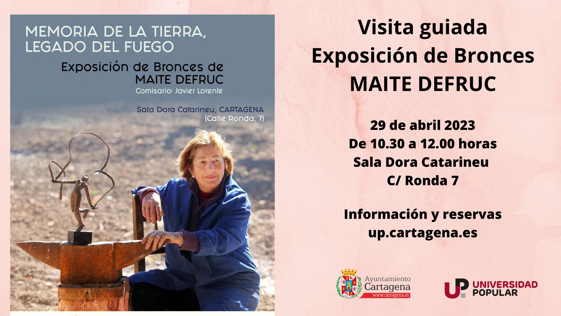 VISITA GUIADA EXPOSICIÓN DE BRONCES MAITE DEFRUC 