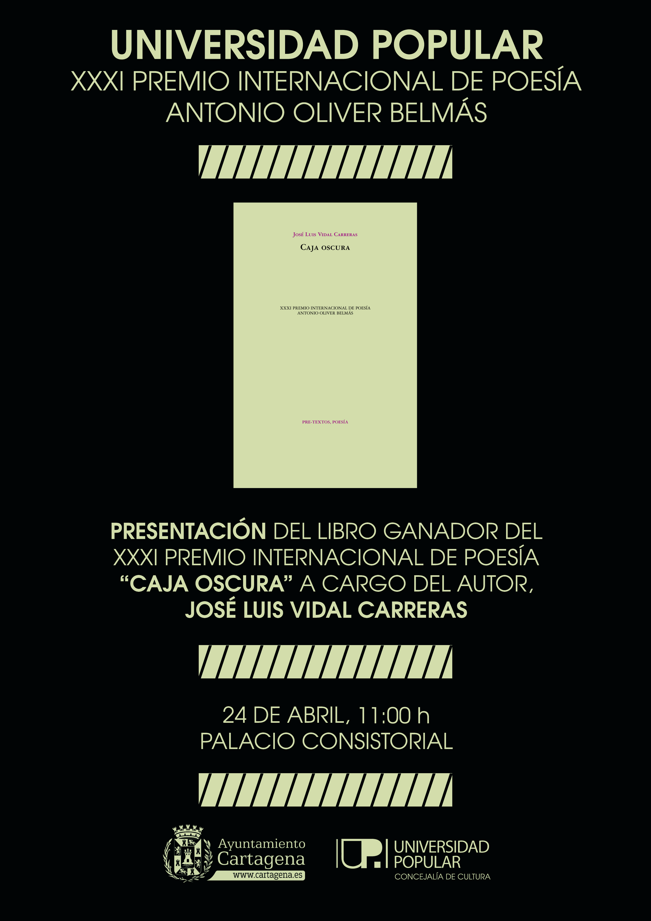 Imagen del Poster XXXI Premio Internacional de Poesía Antonio Oliver Belmás