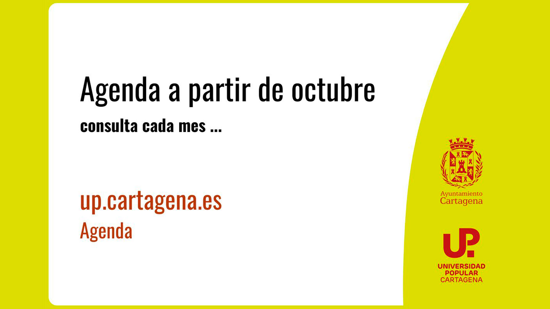 Imagen de la Agenda de la UP