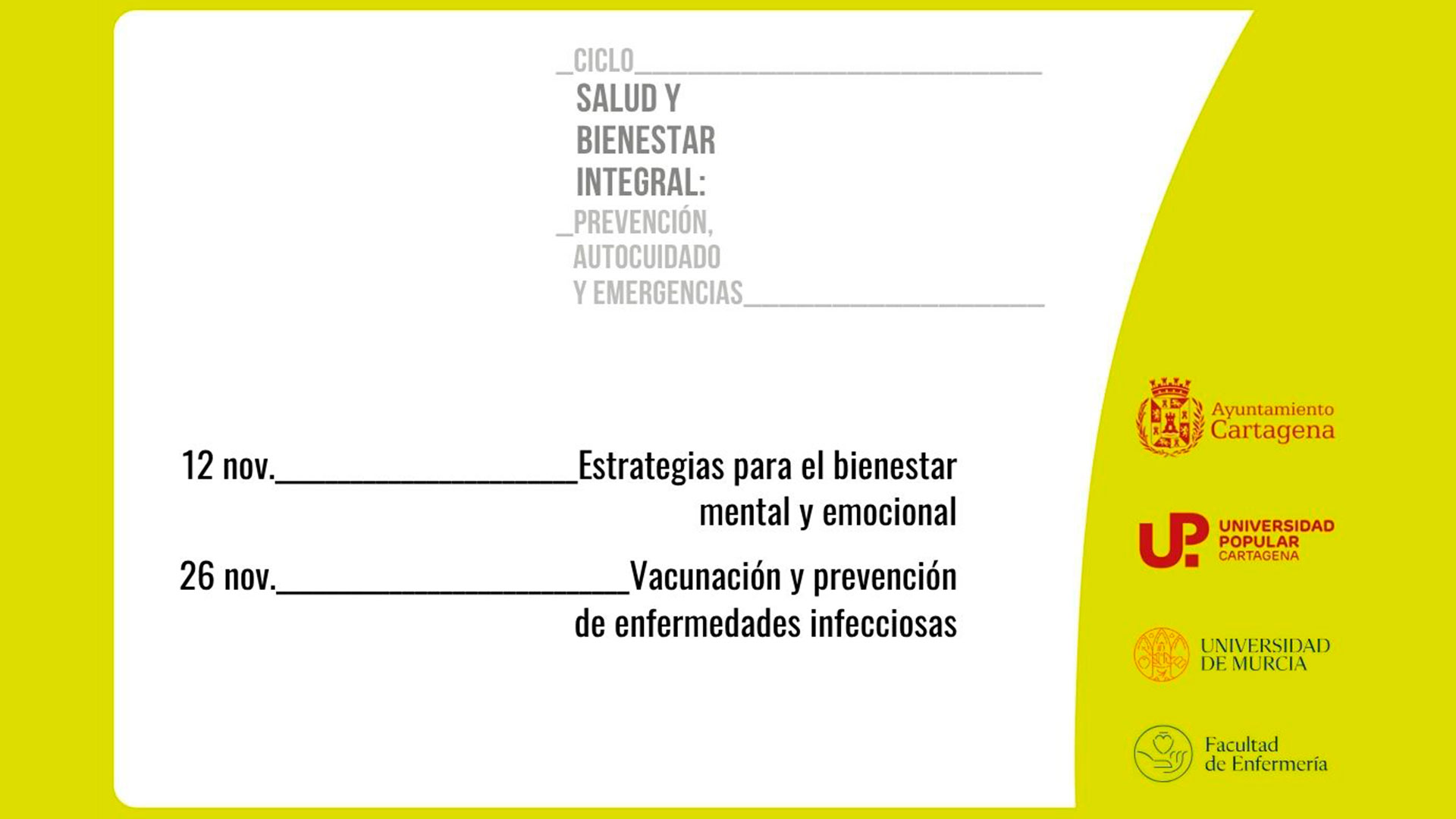 Imagen de la Agenda de la UP
