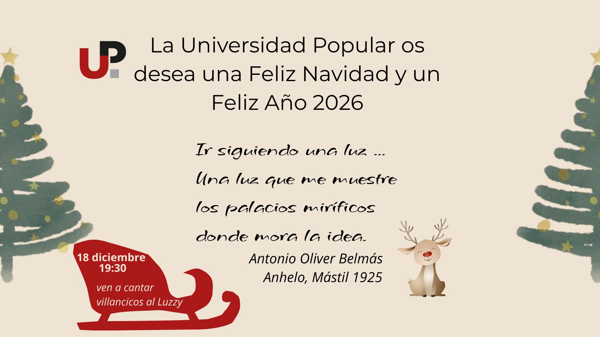 Imagen de la Agenda de la UP